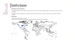 Desktop Screenshot of bathybase.org